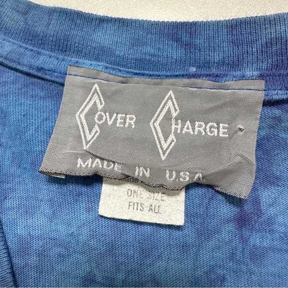 Vintage Stonewashed Western Motif Shirt in Blue One Size - Picture 9 of 11